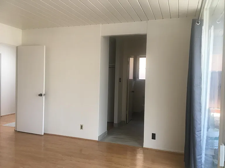 Master bedroom with walk-in closet