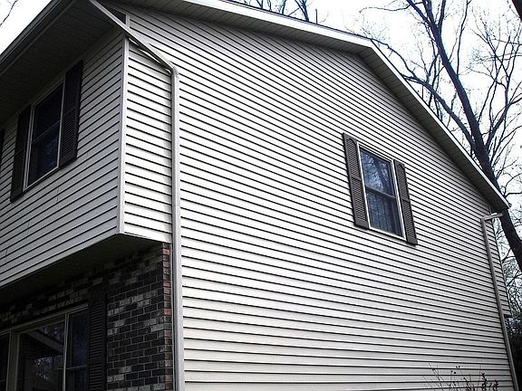 West side of the house