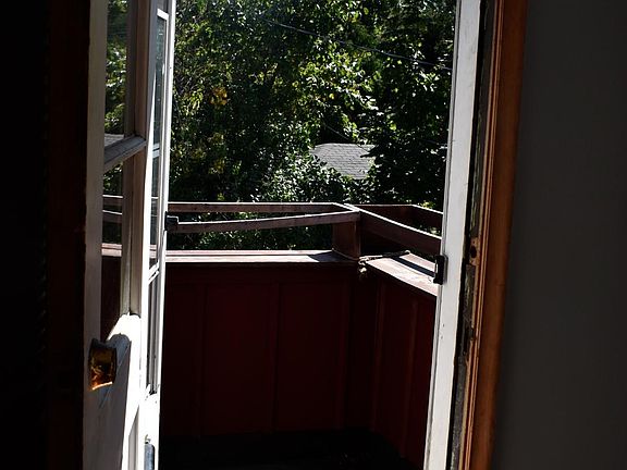 Small balcony off of kitchen.