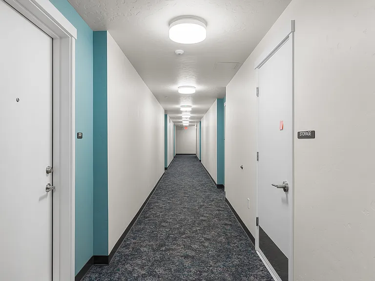 Convenient access to all apartments via two elevators, providing ease of movement and added accessibility for residents and guests.