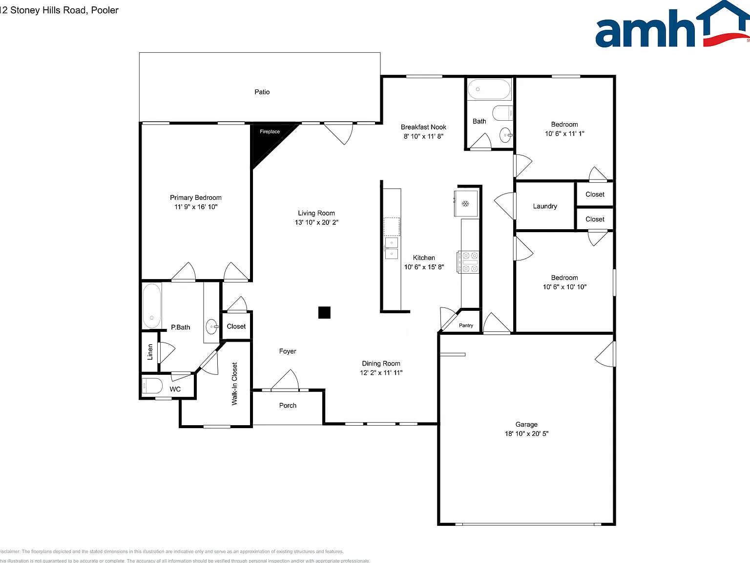 3 bed, 2.0 bath, 1619 sqft, $2,220 — Photo 2