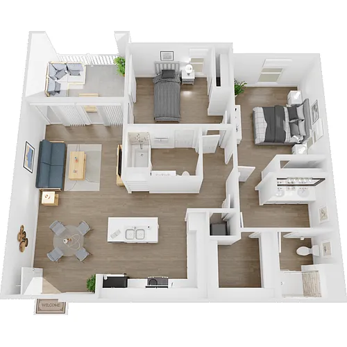Floor plan Venice Salita