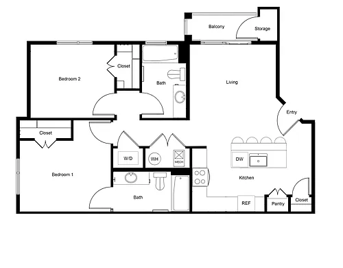 Floor plan Desert