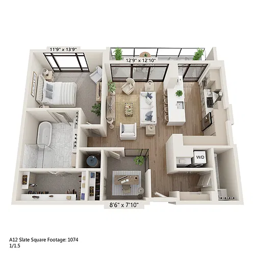 Floor plan A12