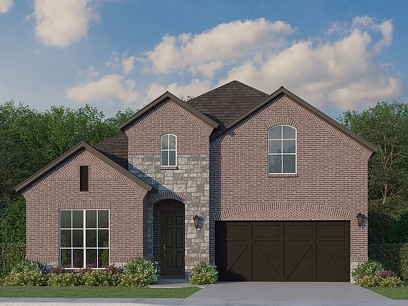 Plan 1136 Elevation A w Stone