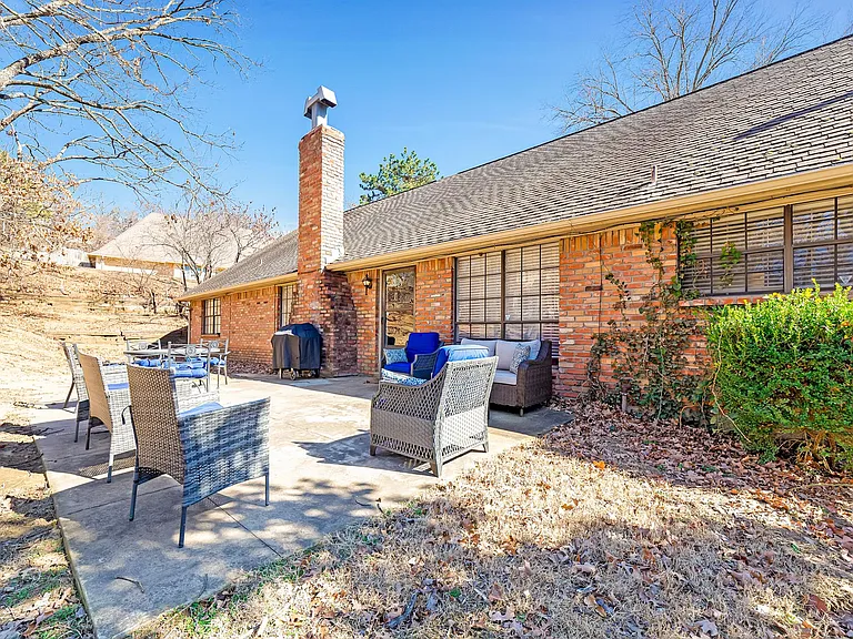 Outdoor Patio with Grill and Seating