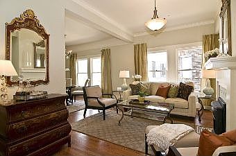 Living room :: 1180 Green Street