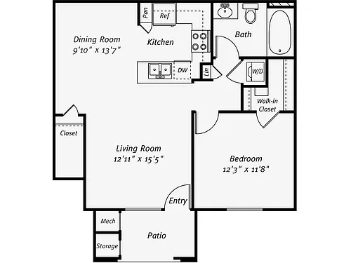 Floor plan A1