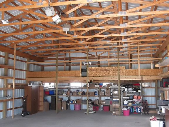 POLE BARN FROM OVERHEAD DOOR