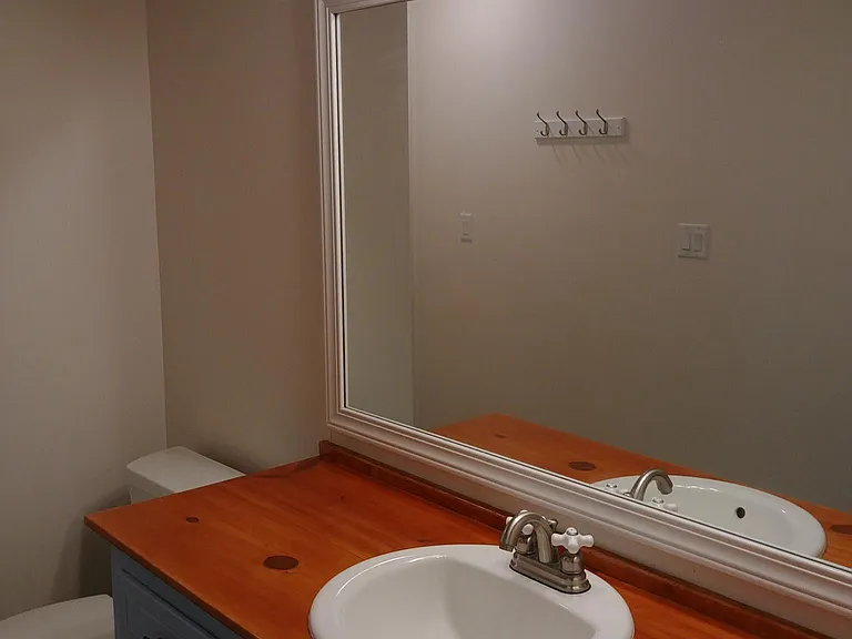 Guest bathroom with shower