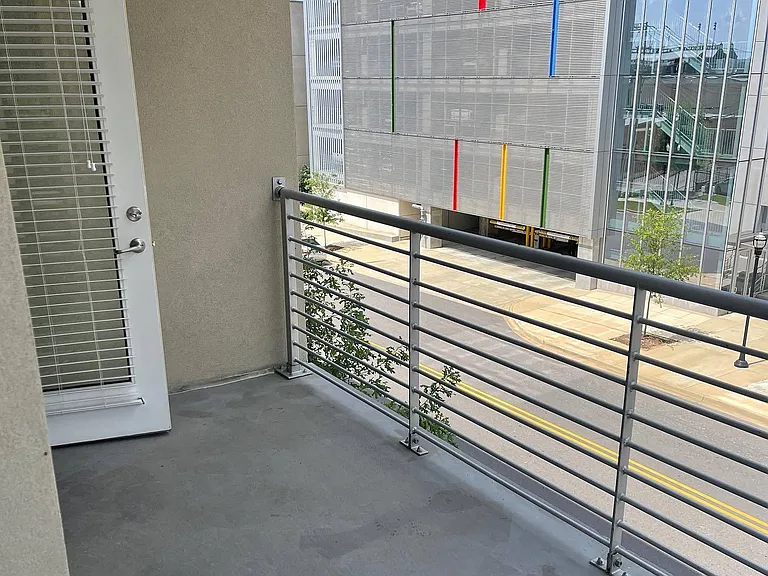 Private Balcony with Downtown View