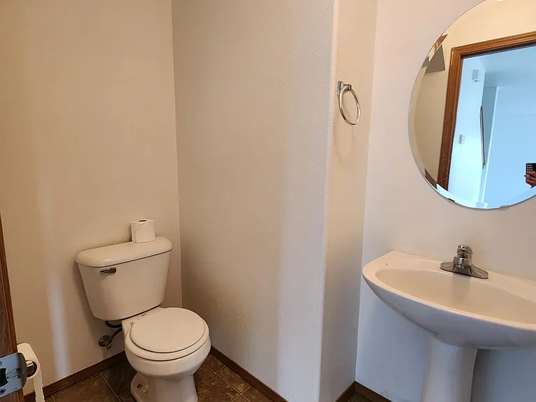 Downstairs powder room