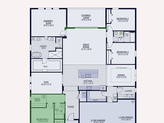 Sapphire 003 quick move in at Whiting Estates first floor plan new construction William Ryan Homes T