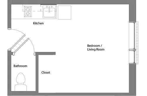 Floor plan SRO