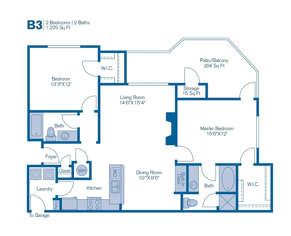 Floor plan B3