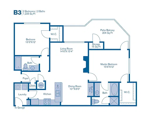 Floor plan B3