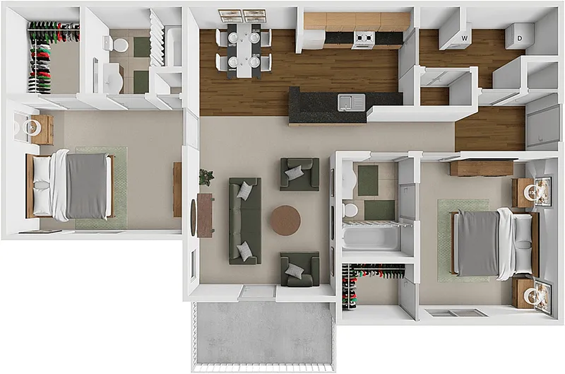 Floor plan The Lily