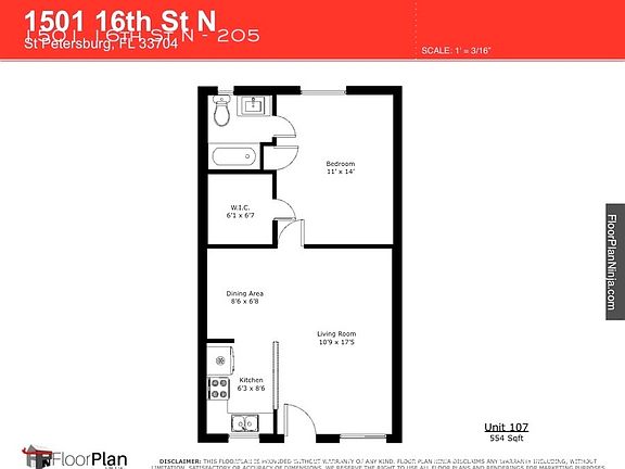 3rd image of 1501 16th St N APT 205