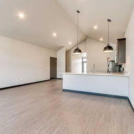View of Kitchen from Entryway