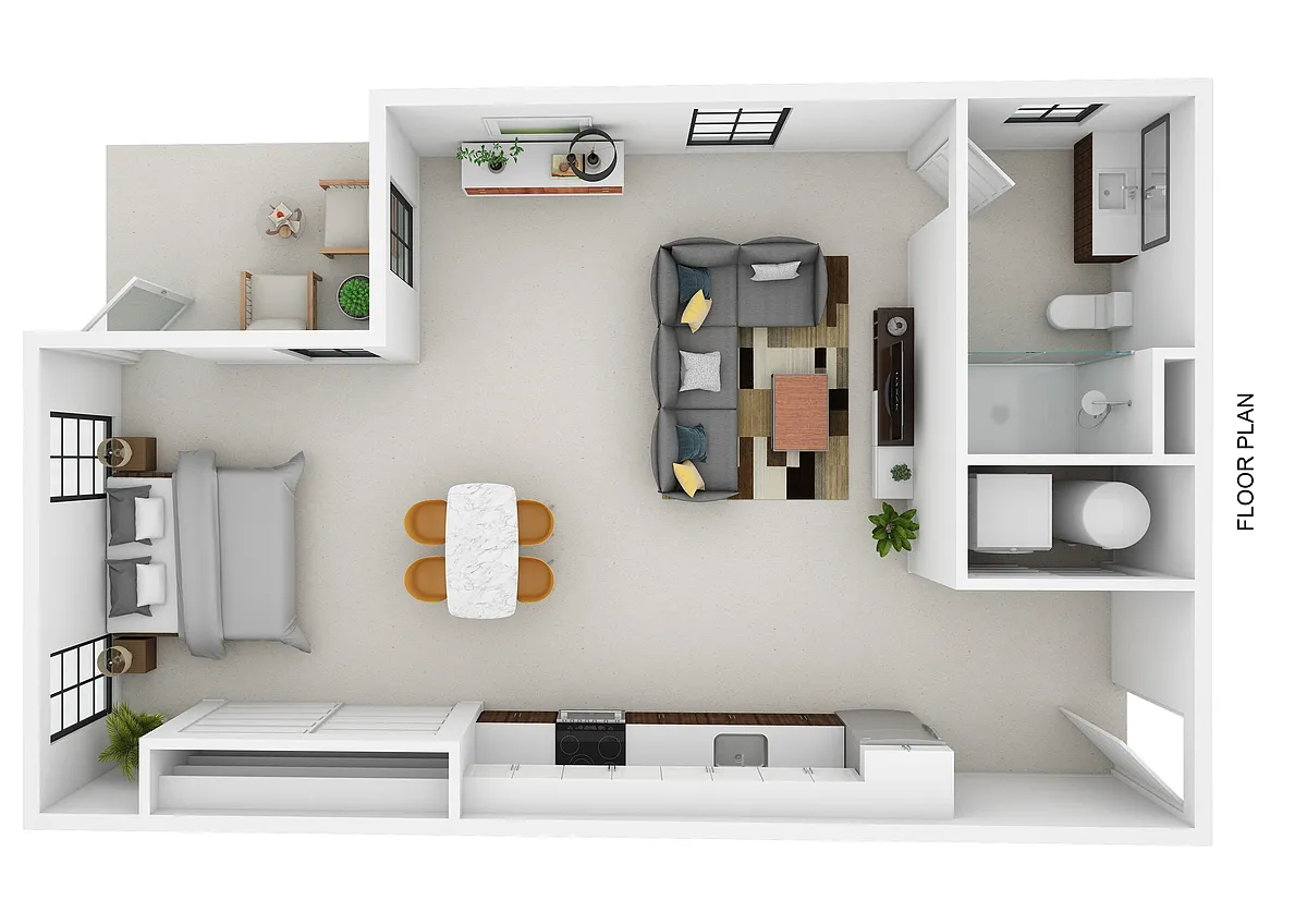 Floor plan Studio 3