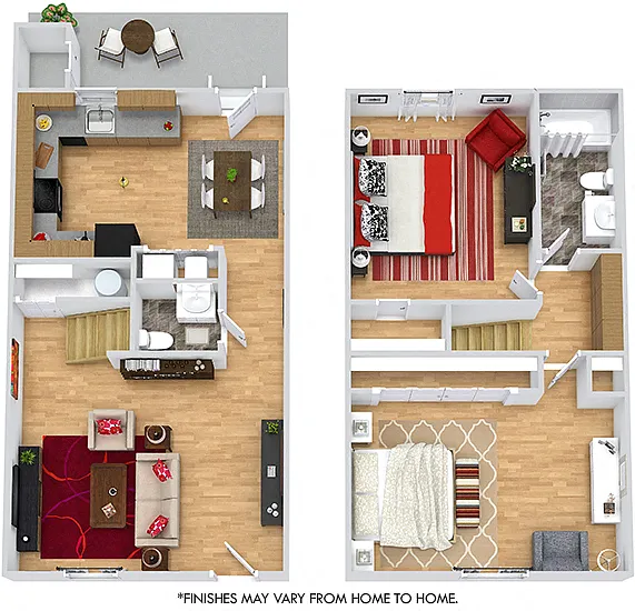 Floor plan Biltmore Townhouse