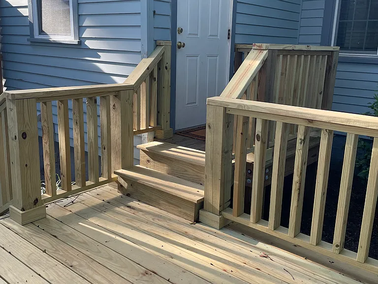 Back Deck and Back Door