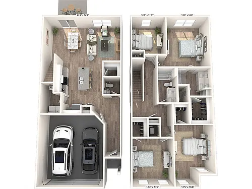 Floor plan THD1