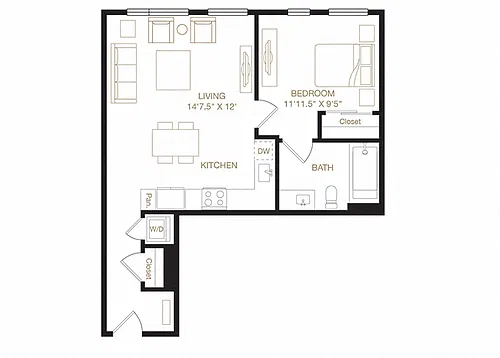Floor plan Lakeshore