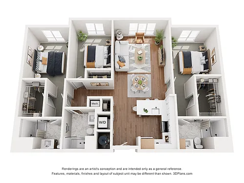 Floor plan 3 Bedroom
