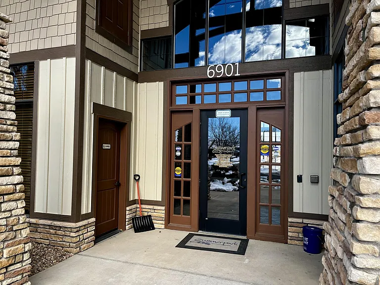 Clubhouse front door