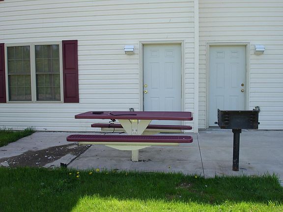 Shared picnic and grill area