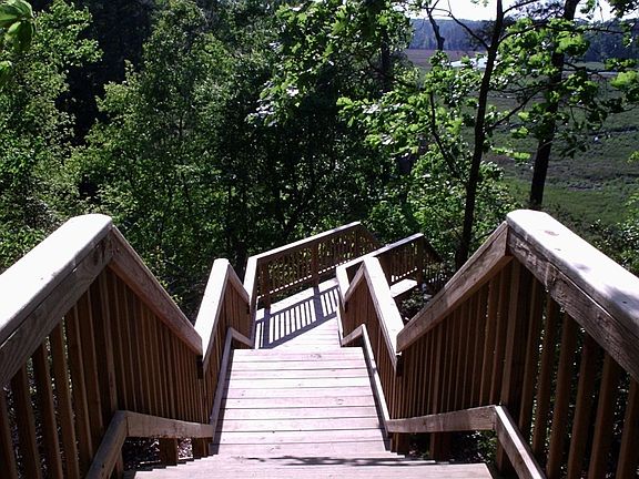 Pier in neighborhood