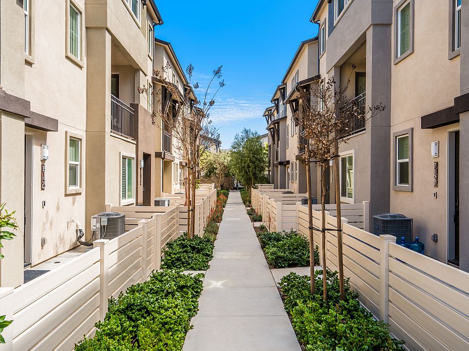 Walkway to Front Entrance of Townhouse.