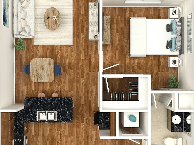 1 bed | 1 bath 700 square feet 1 bed | 1 bath 700 square feet