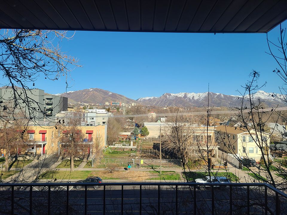 Balcony view of the mountains
