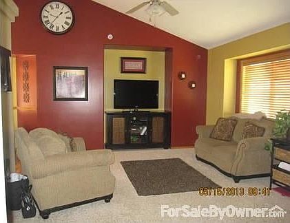 Newly stained deck & patio.