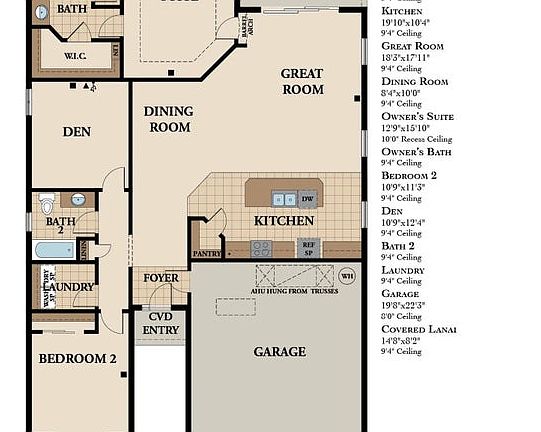 LIllian II floor plan