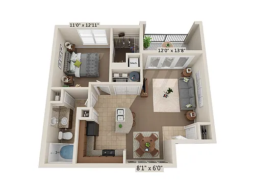 Floor plan A1