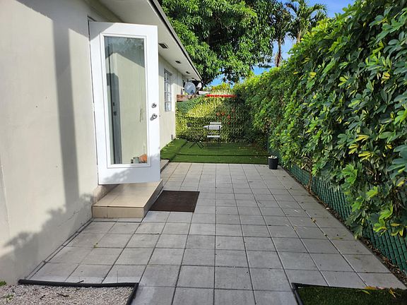 private patio and privacy garden
