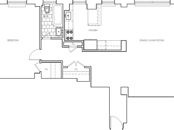 2nd image of 20 Park Ave APT 6C
