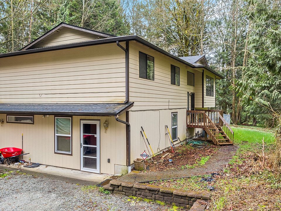 Home has two separate entrances.  