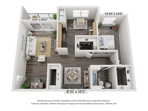 Floor plan Belvoir