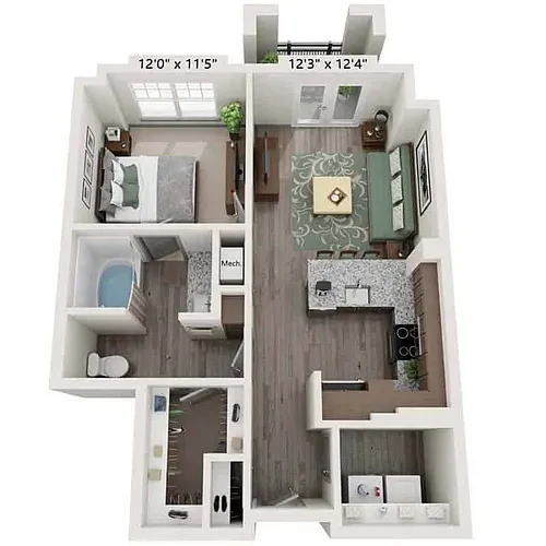 Floor plan The Reef