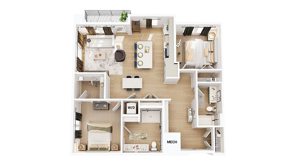Floor plan B2 - A