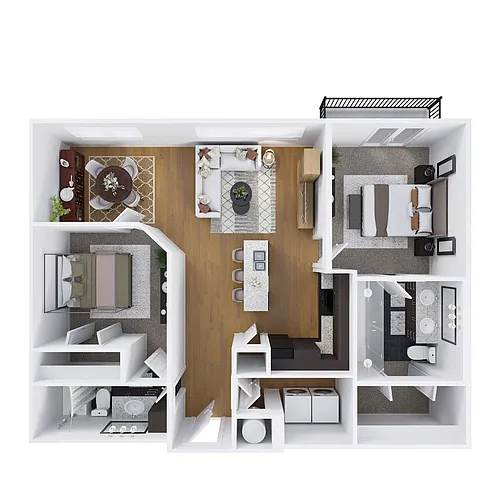 Floor plan B02CX