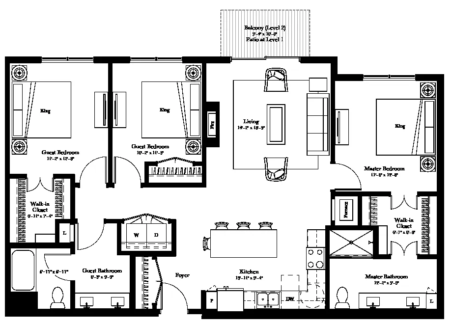 Floor plan Signature Violet (C1s)