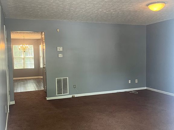 Living room and dining area view