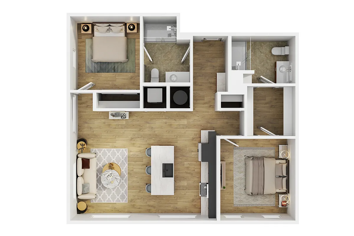 Floor plan 01 South - The Avenue Collection