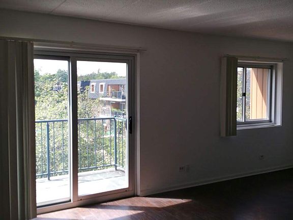 Balcony facing the pool and courtyard