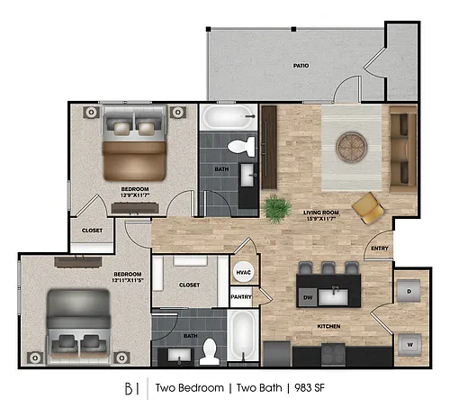 Floor plan B1